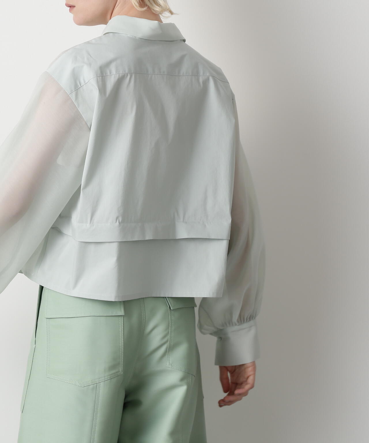 Fur Trim Combination Blouse