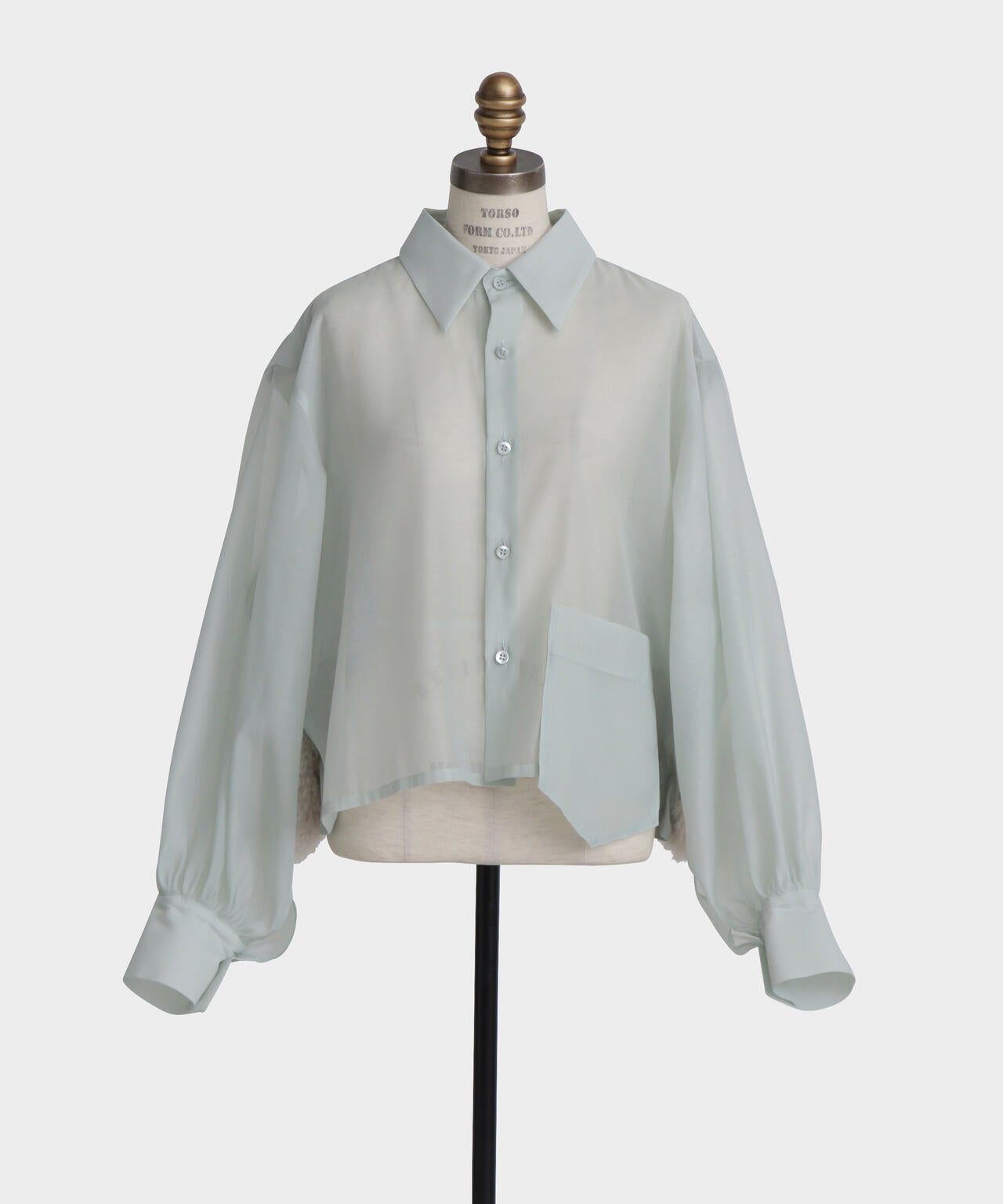 Fur Trim Combination Blouse