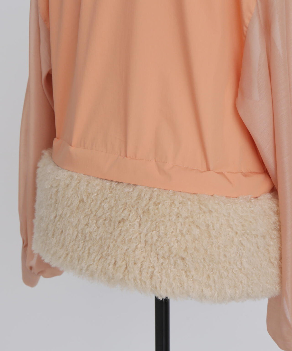 Fur Trim Combination Blouse