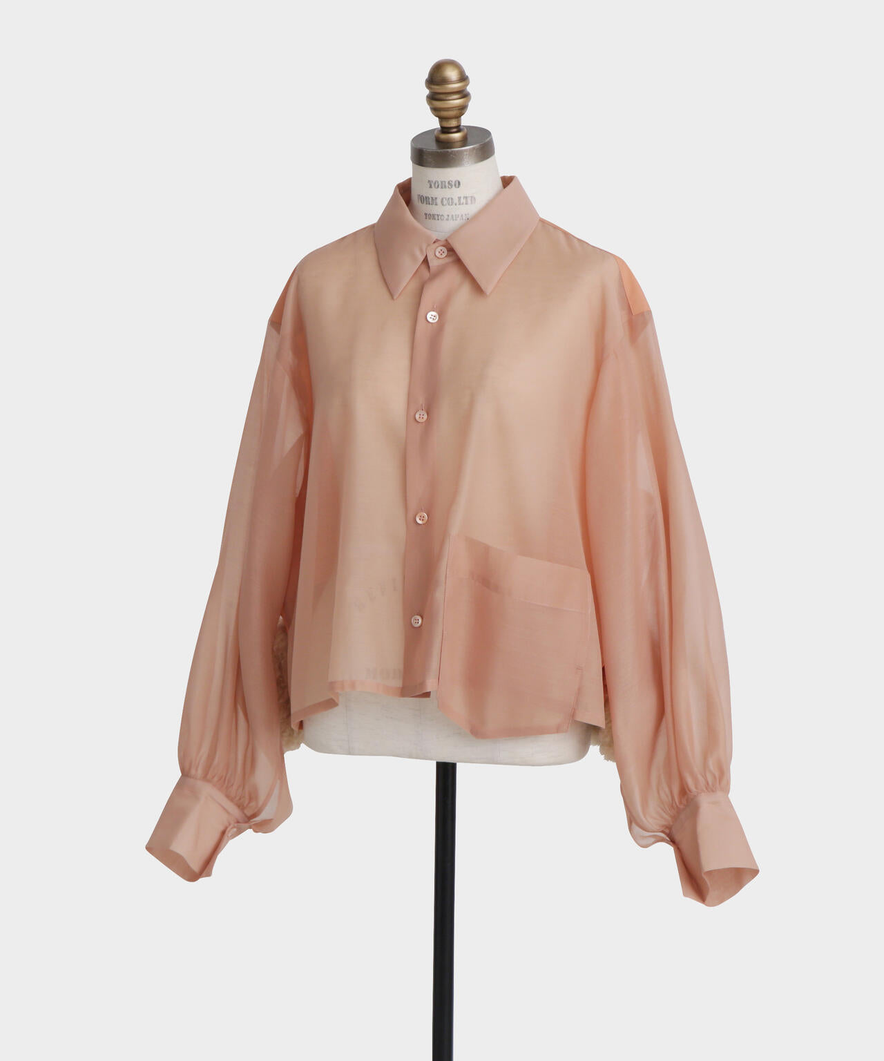 Fur Trim Combination Blouse