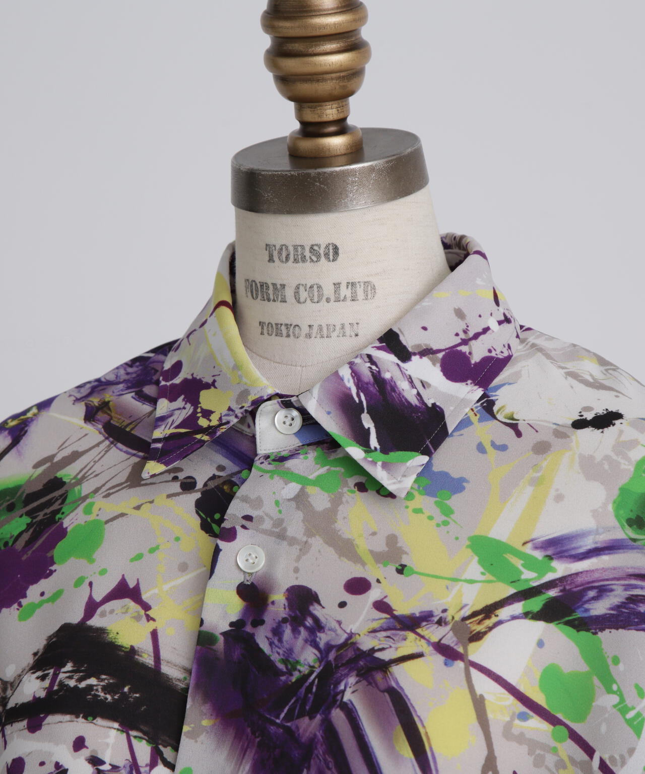 Printed Belted Bige Ste Shirts