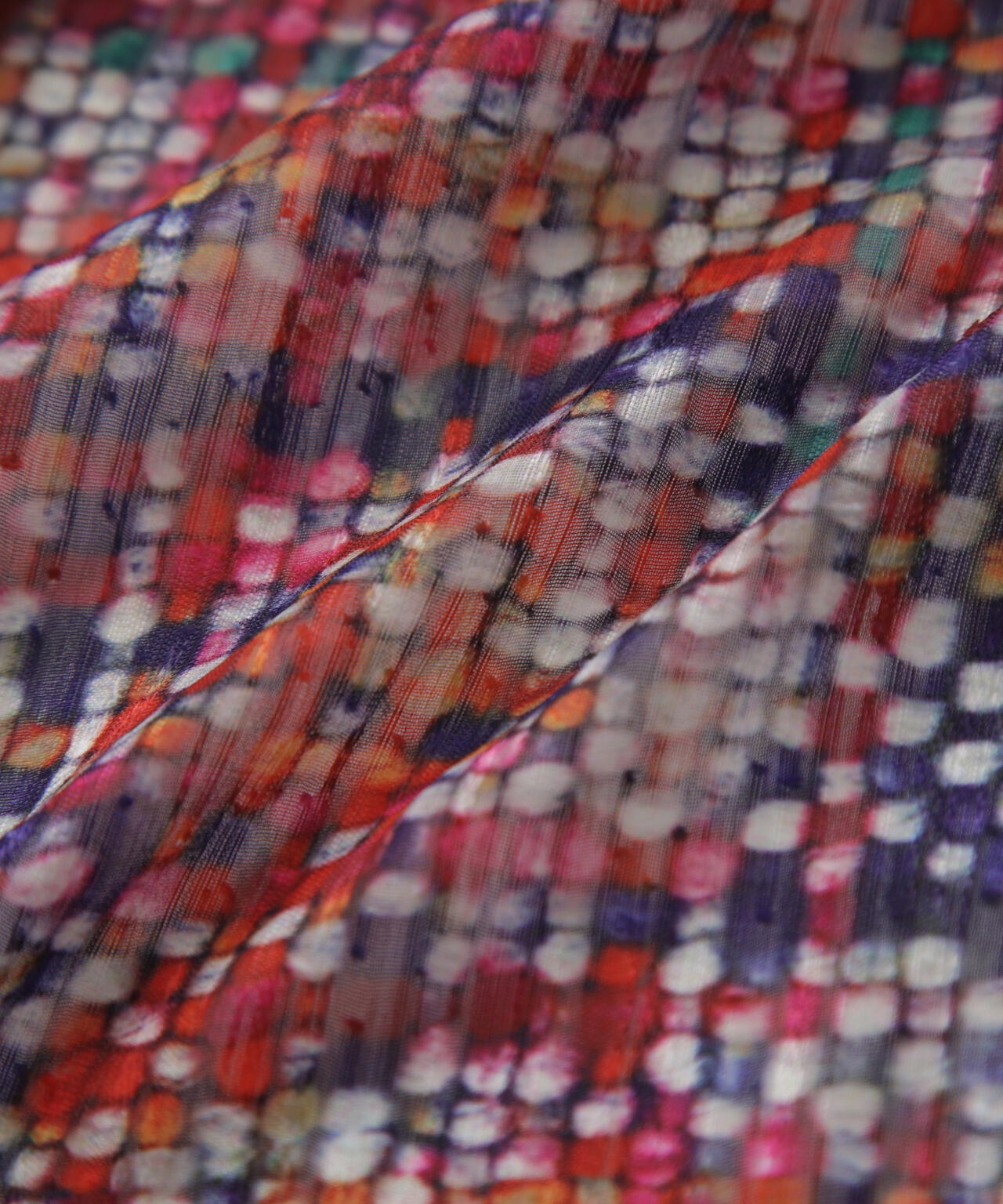 Printed Bow-Tie Blouse