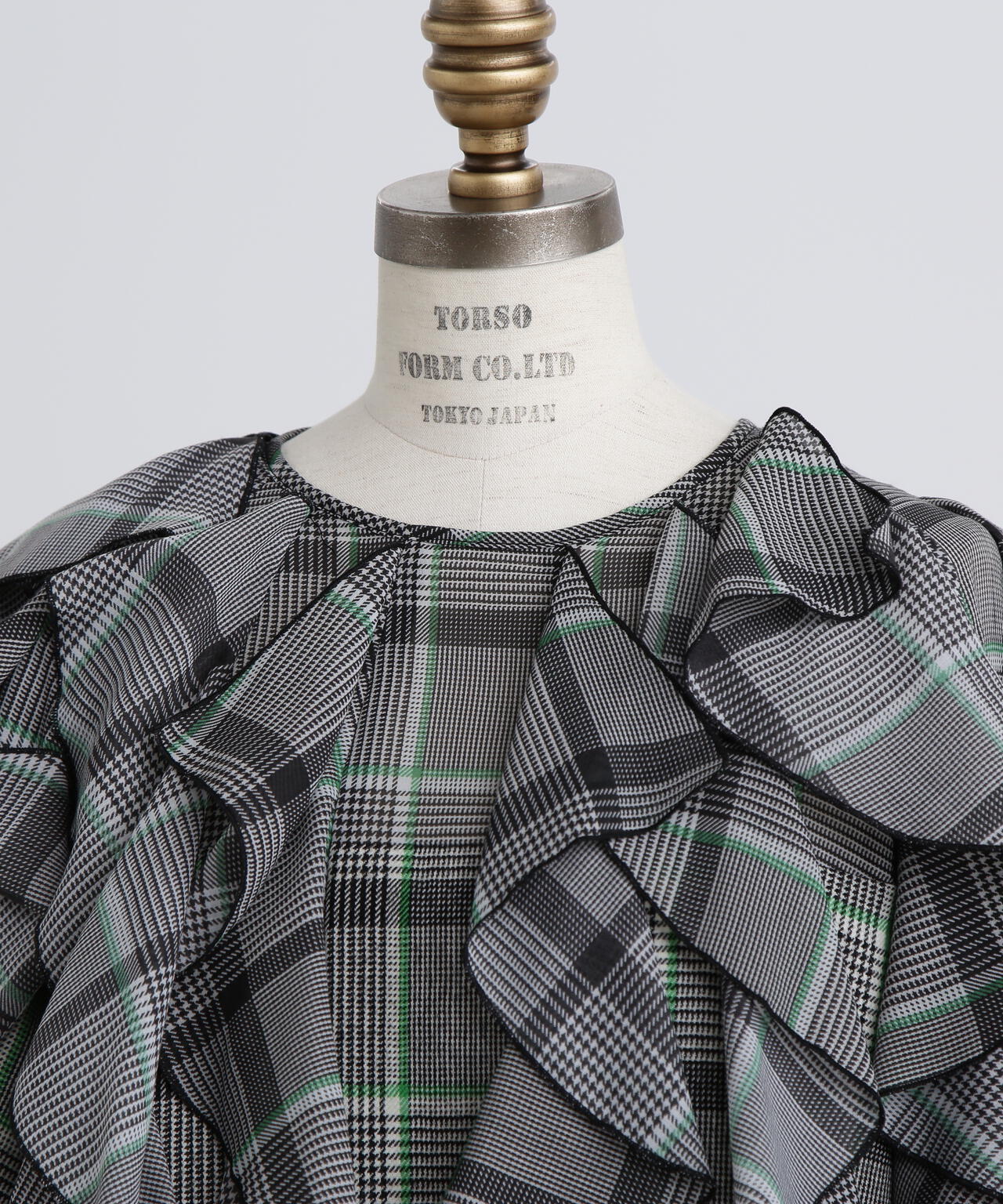 Sheer Combination Pattern Blouse