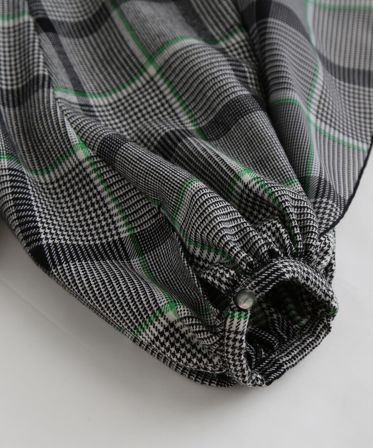 Sheer Combination Pattern Blouse