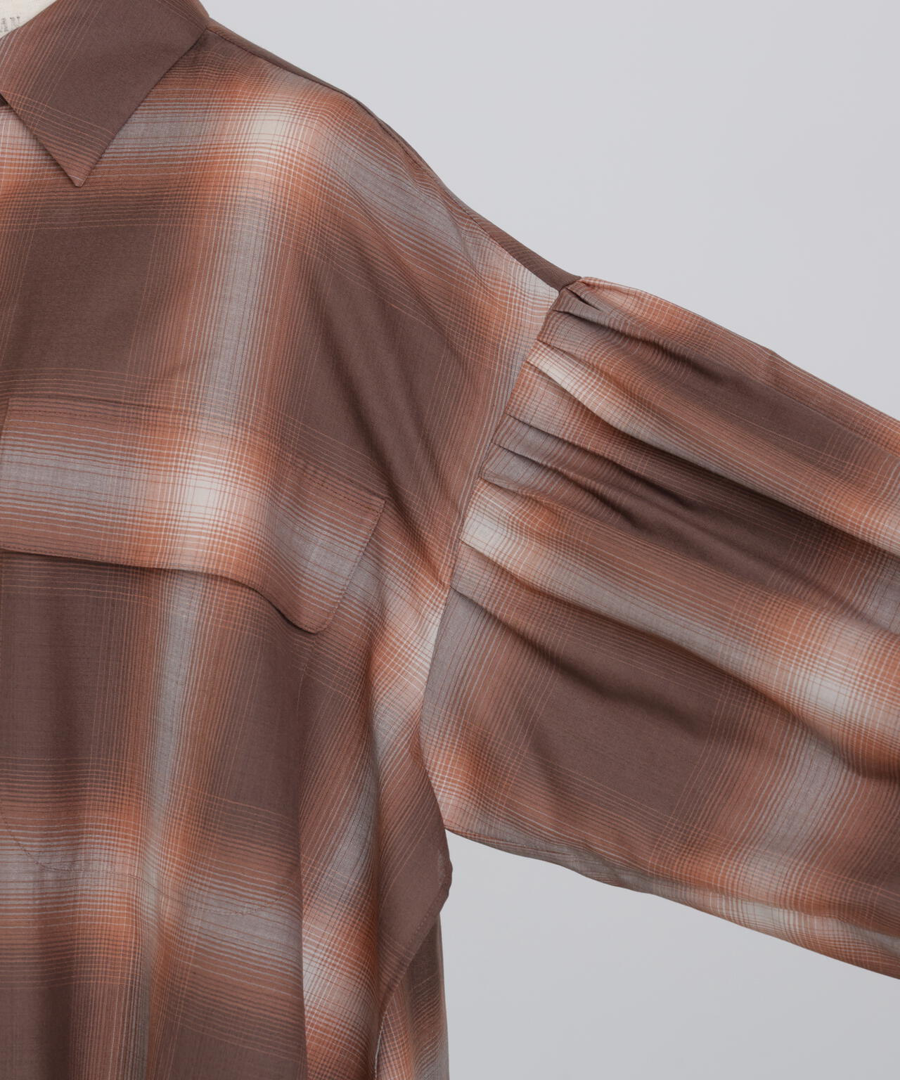 Ombre Check Blouse