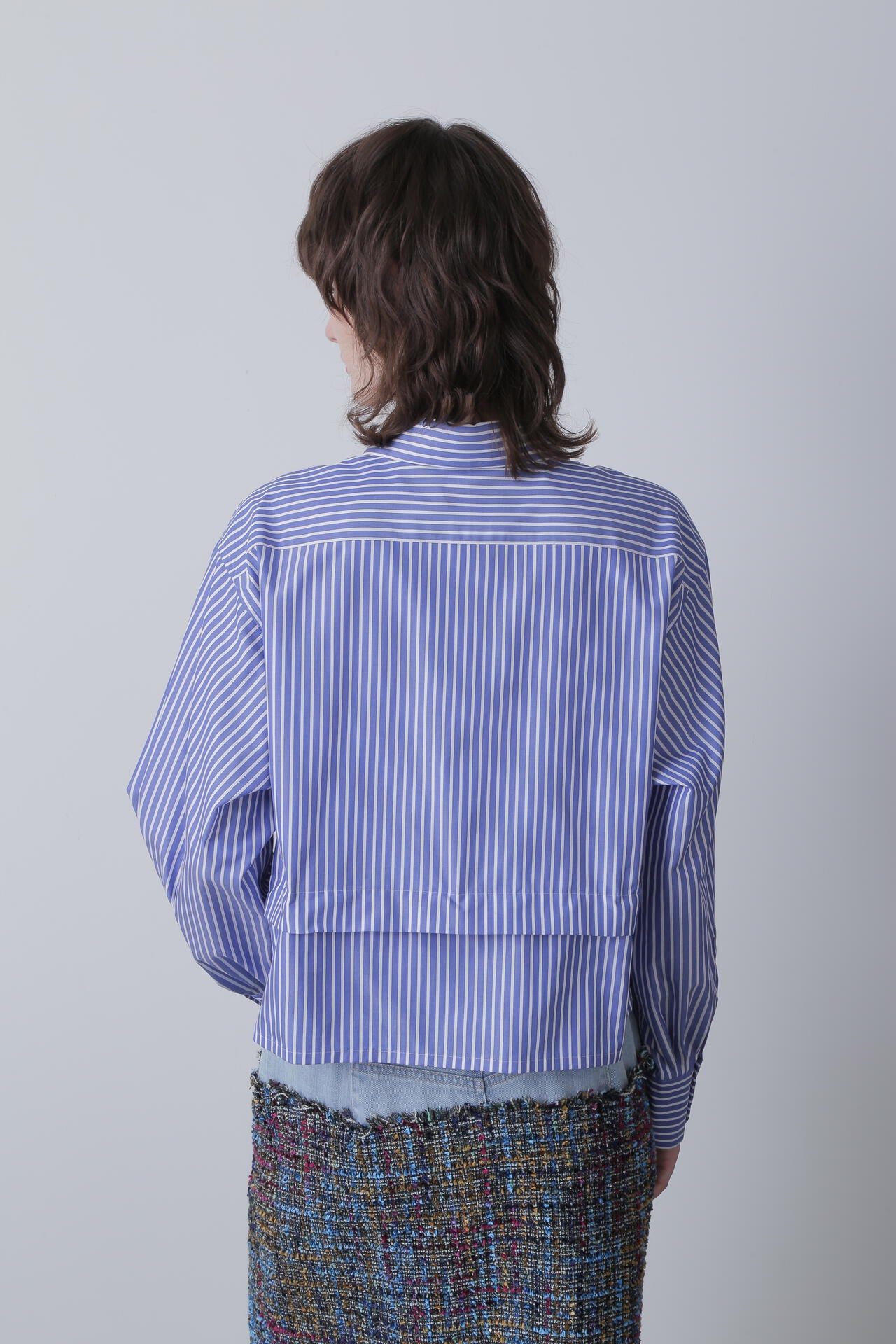 Fur Trim Combi Shirts