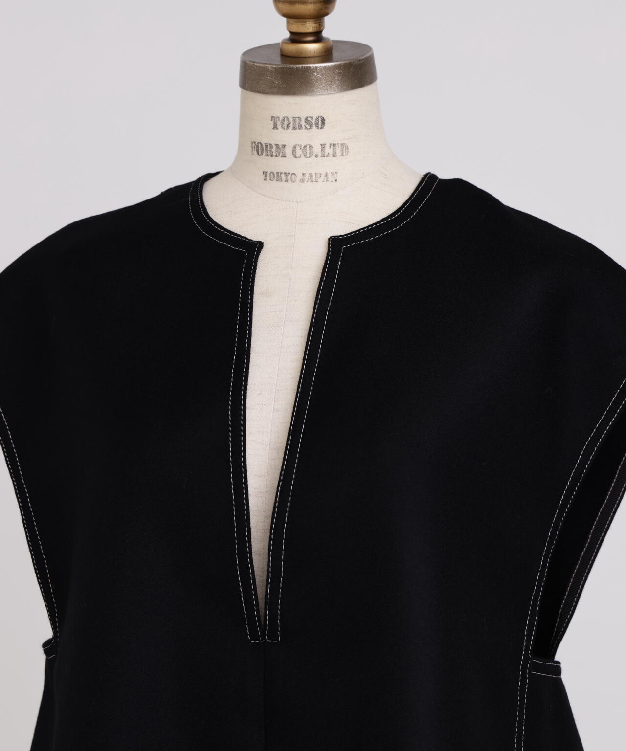 Back Peplum Gilet BL