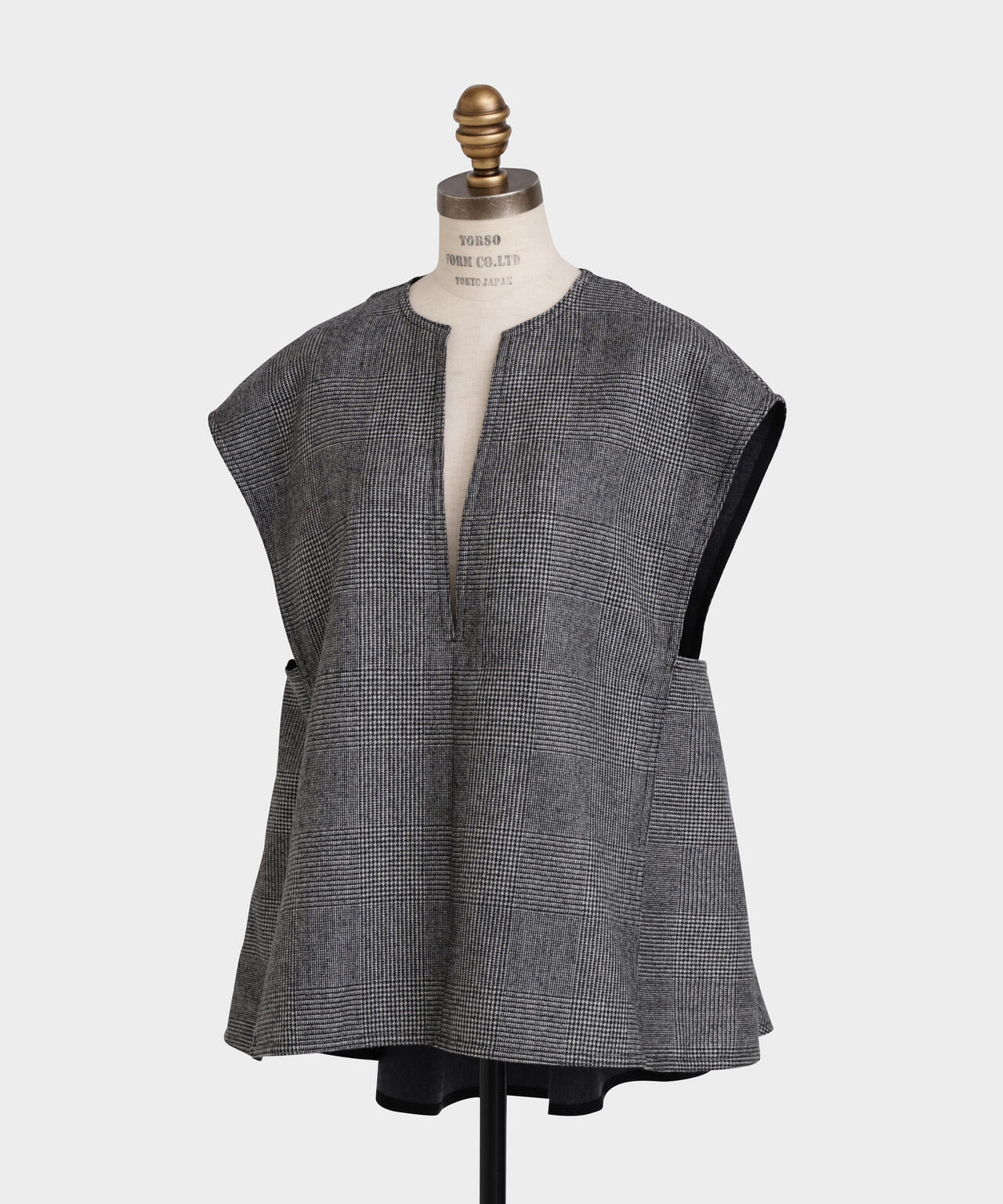 Back Peplum Gilet BL