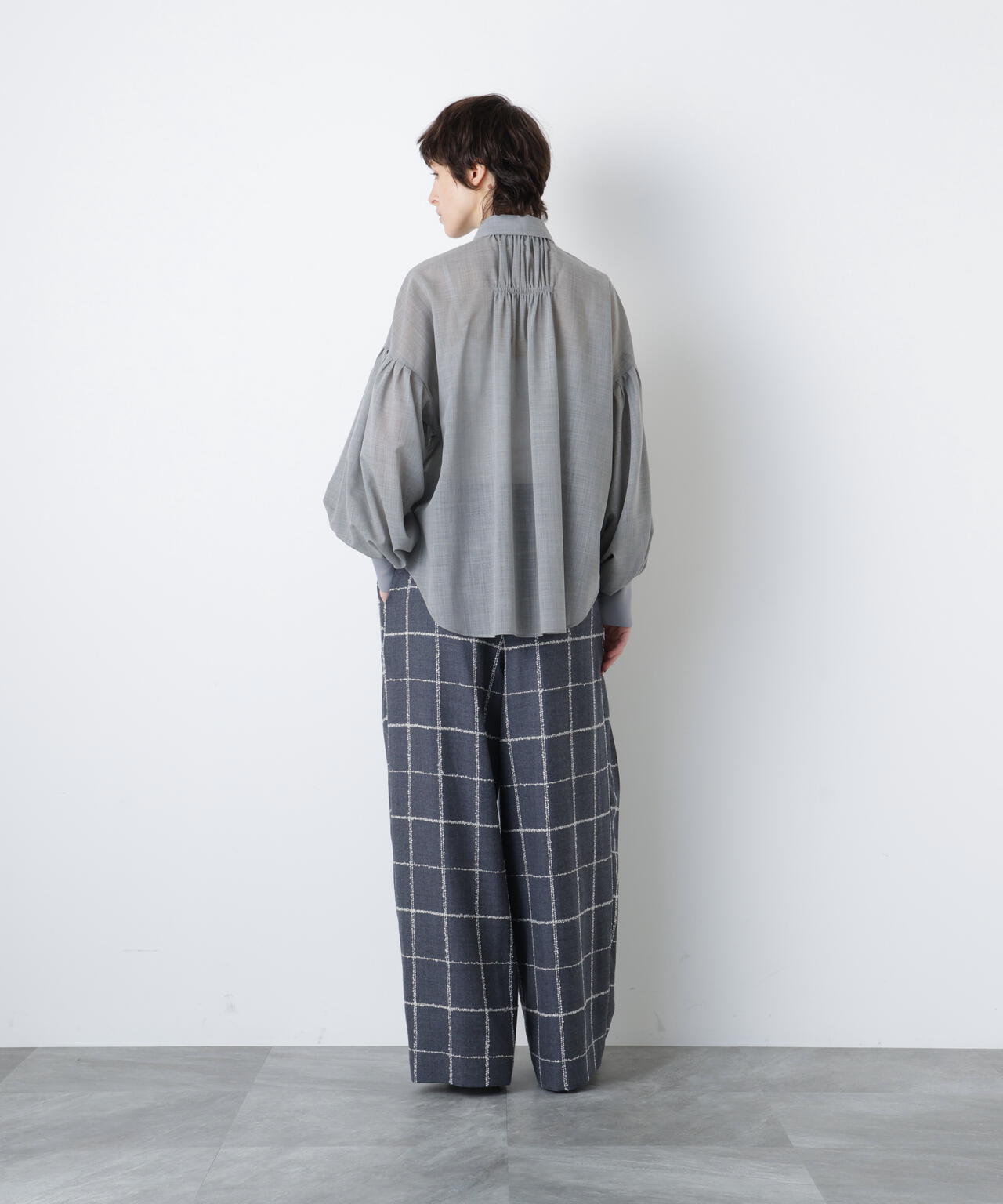 Sheer Volume Sleeve Shirt