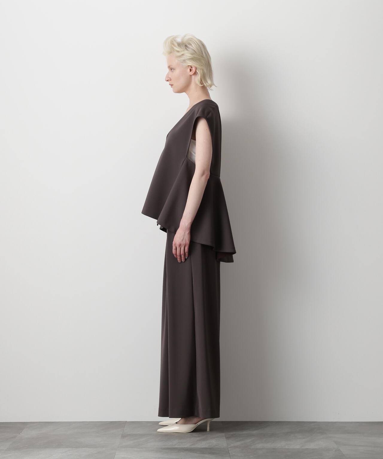 Back Peplum Gilet
