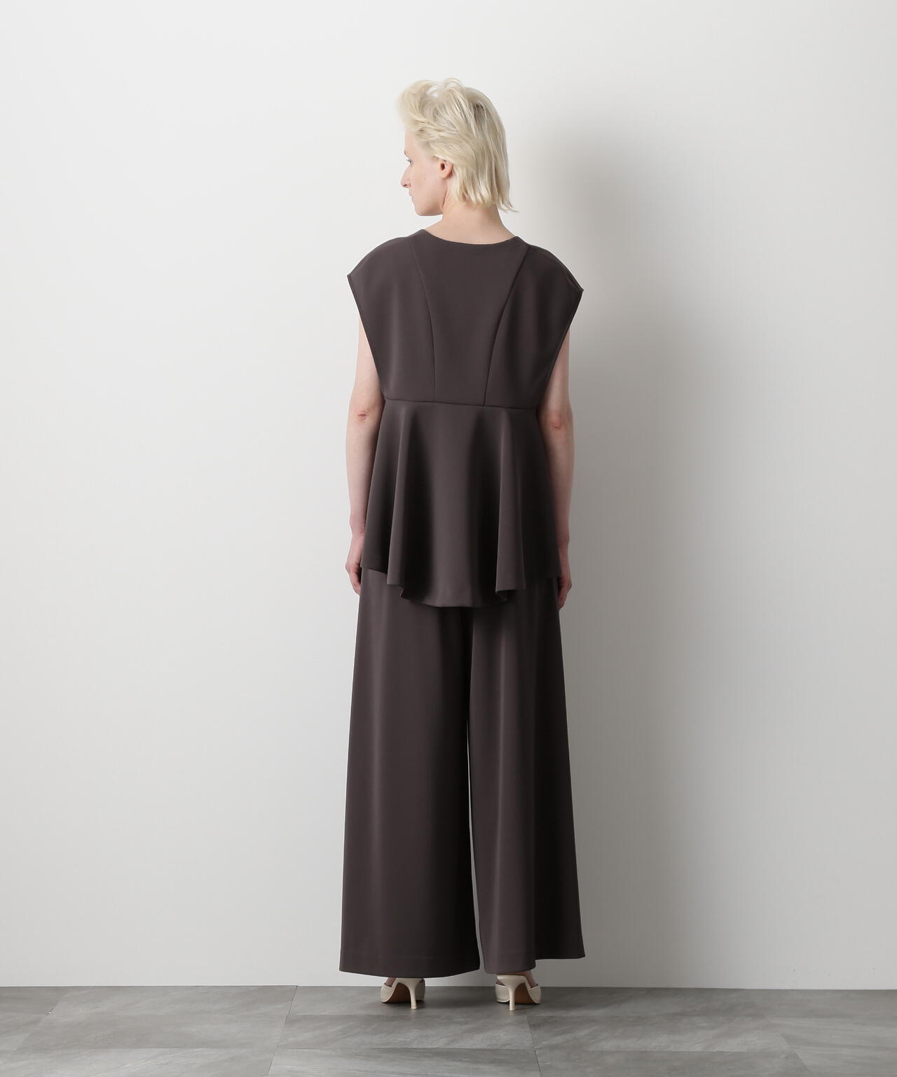 Back Peplum Gilet
