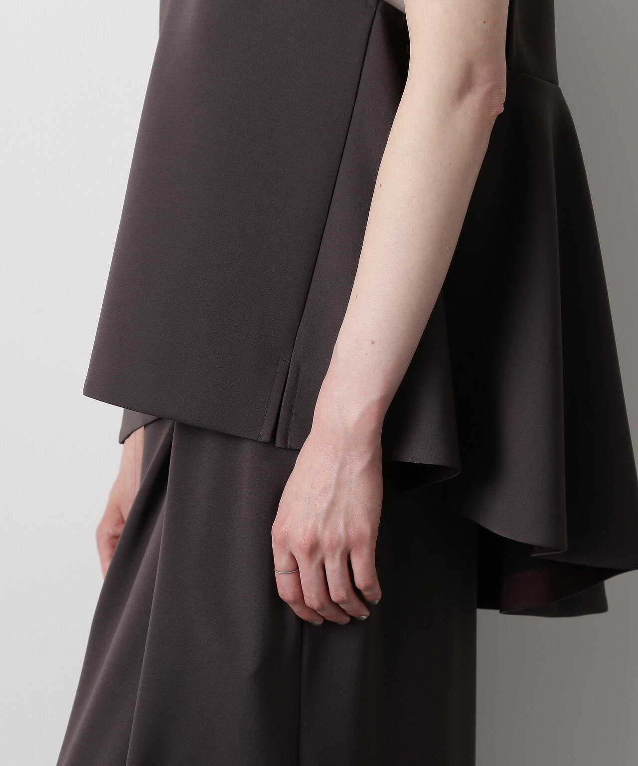 Back Peplum Gilet