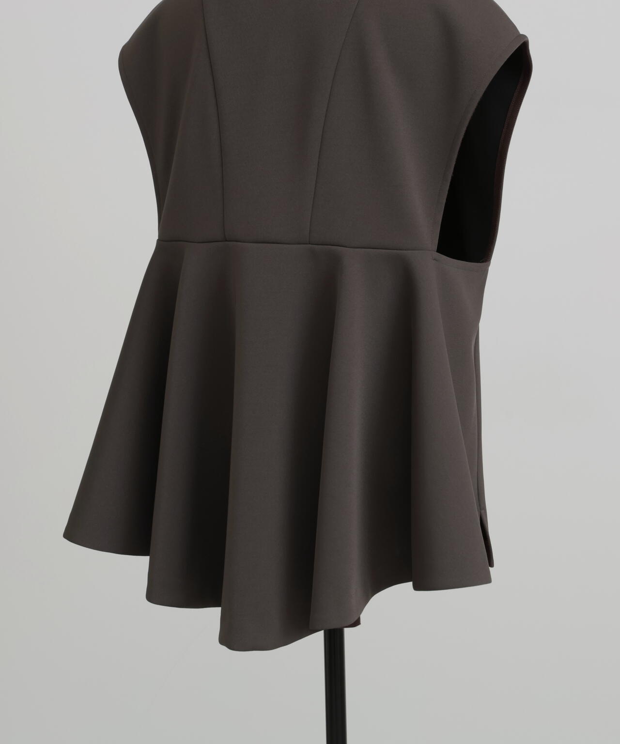 Back Peplum Gilet