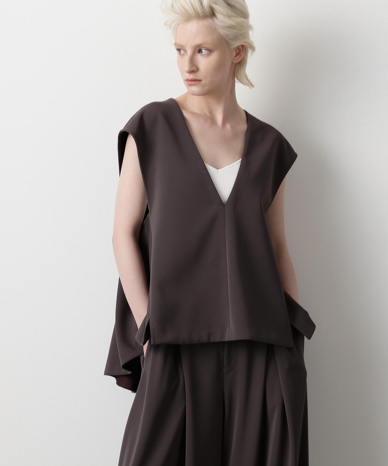 Back Peplum Gilet