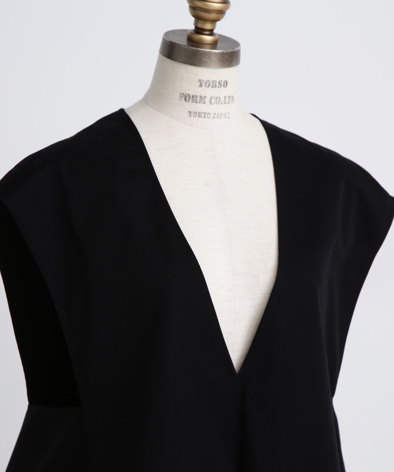Back Peplum Gilet Blouse