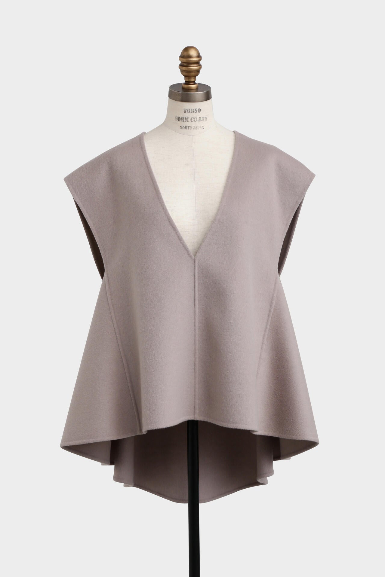 Back Peplum Gilet BL