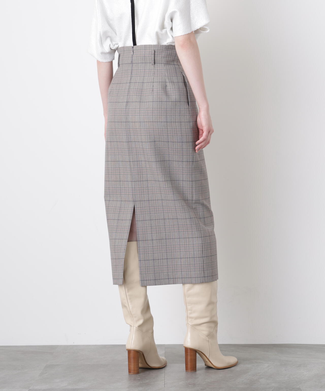 Yarn Dyed I-Line Skirt