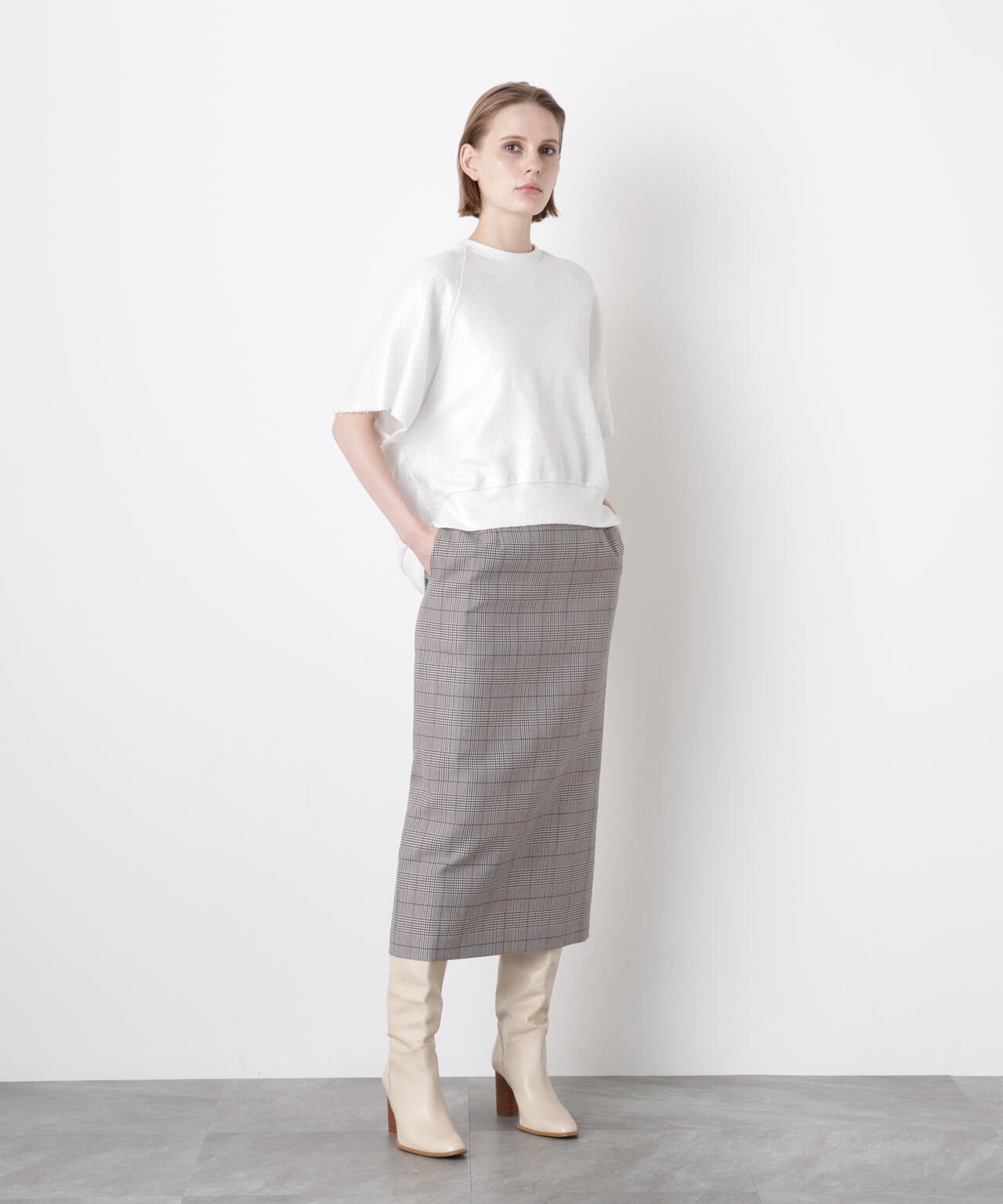 Yarn Dyed I-Line Skirt