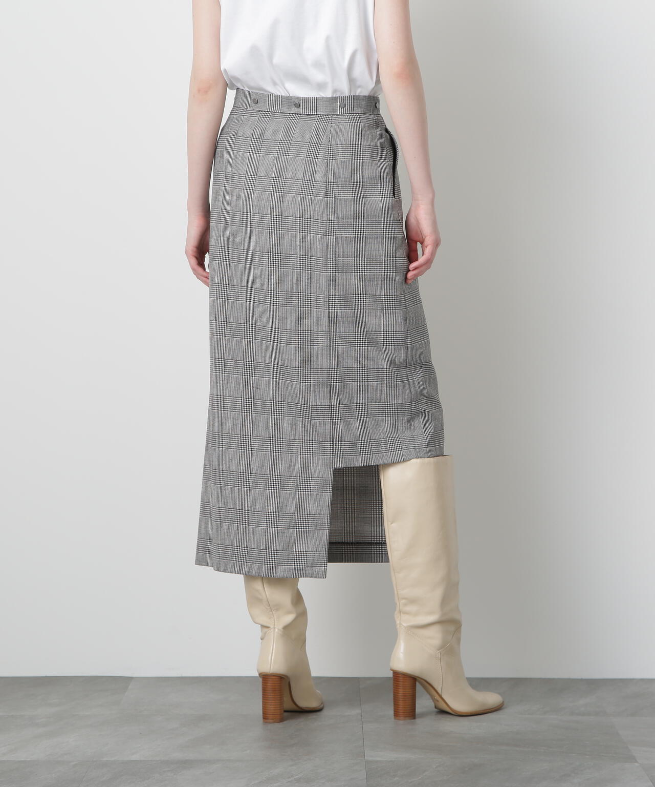 Mix Fabric Combination Skirt