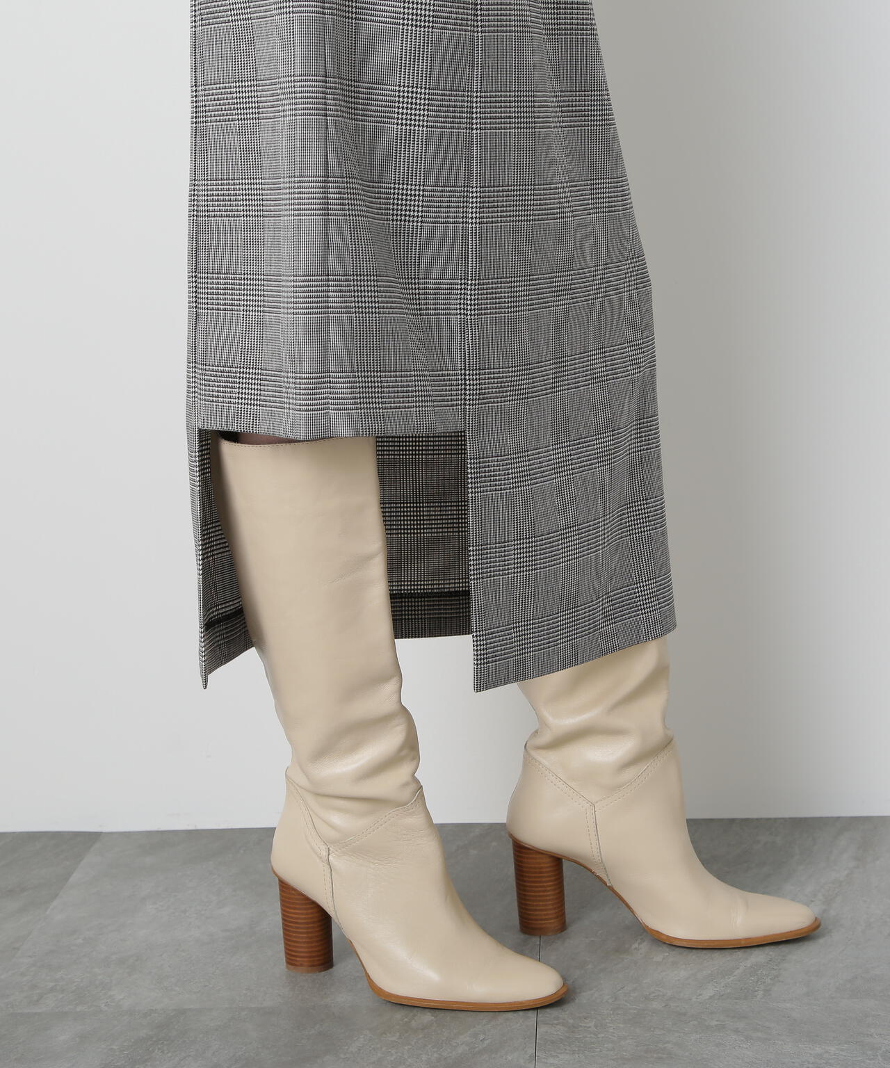 Mix Fabric Combination Skirt