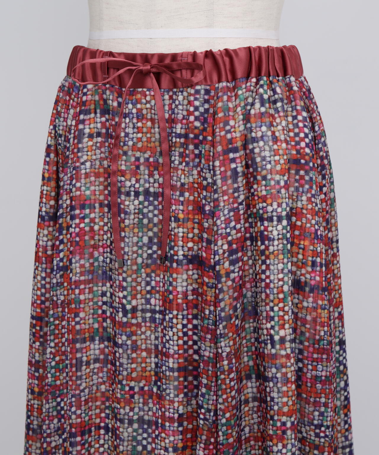 Printed Maxi Flare Skirt
