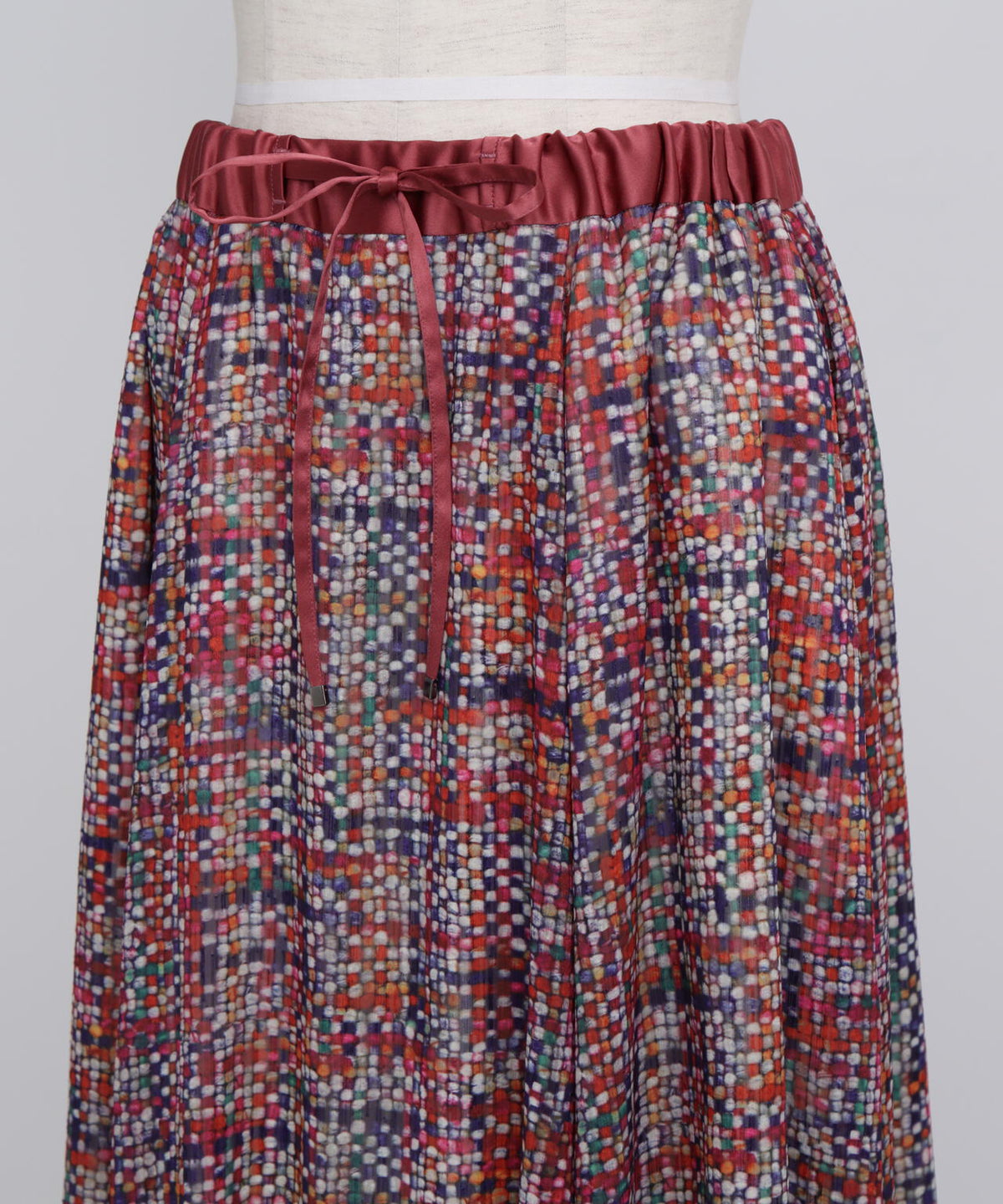 Printed Maxi Flare Skirt