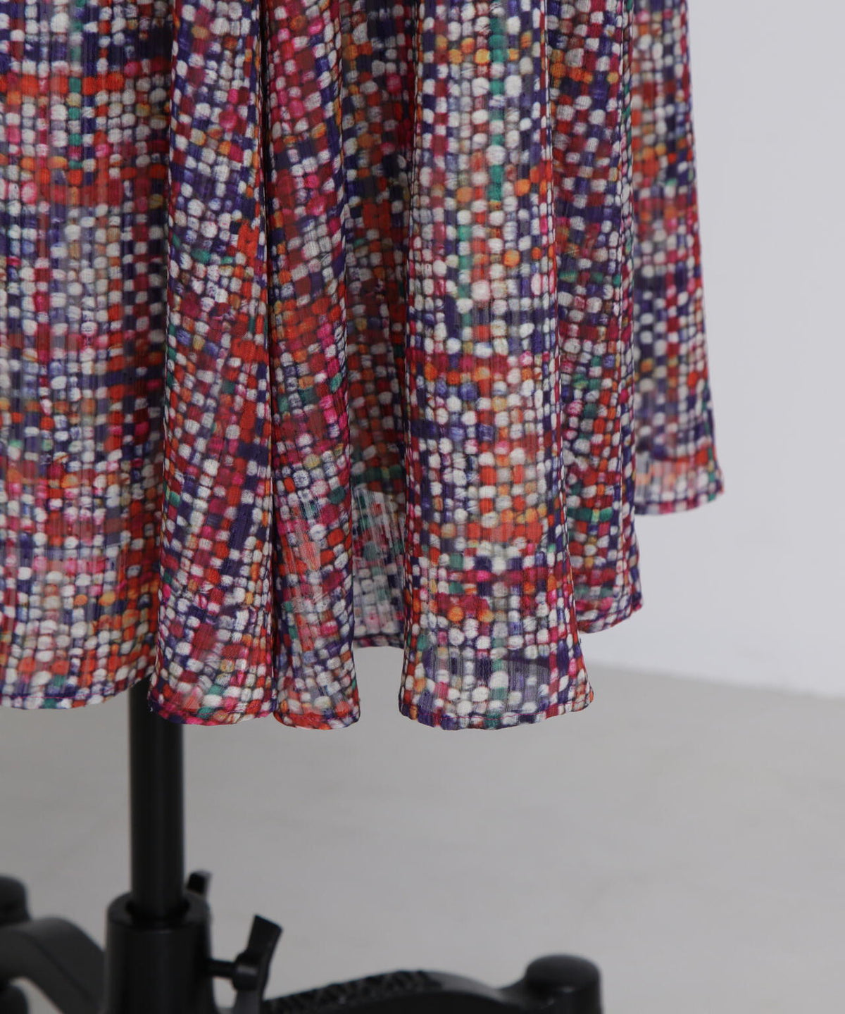 Printed Maxi Flare Skirt