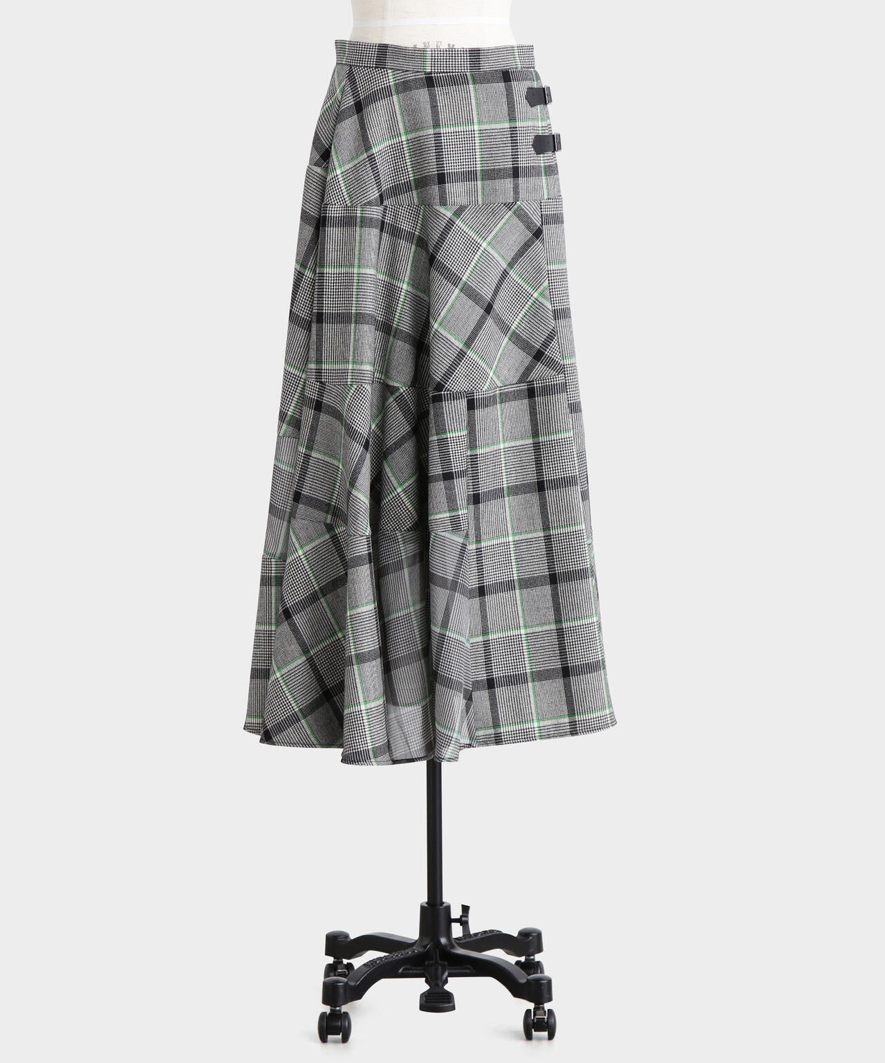 Sheer Combination Pattern Skirt