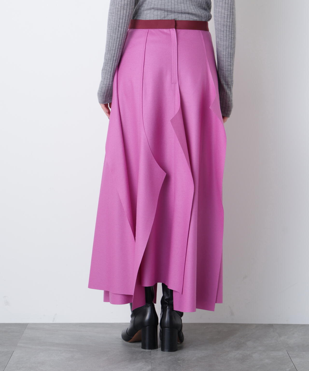 Jersey Melton Skirt