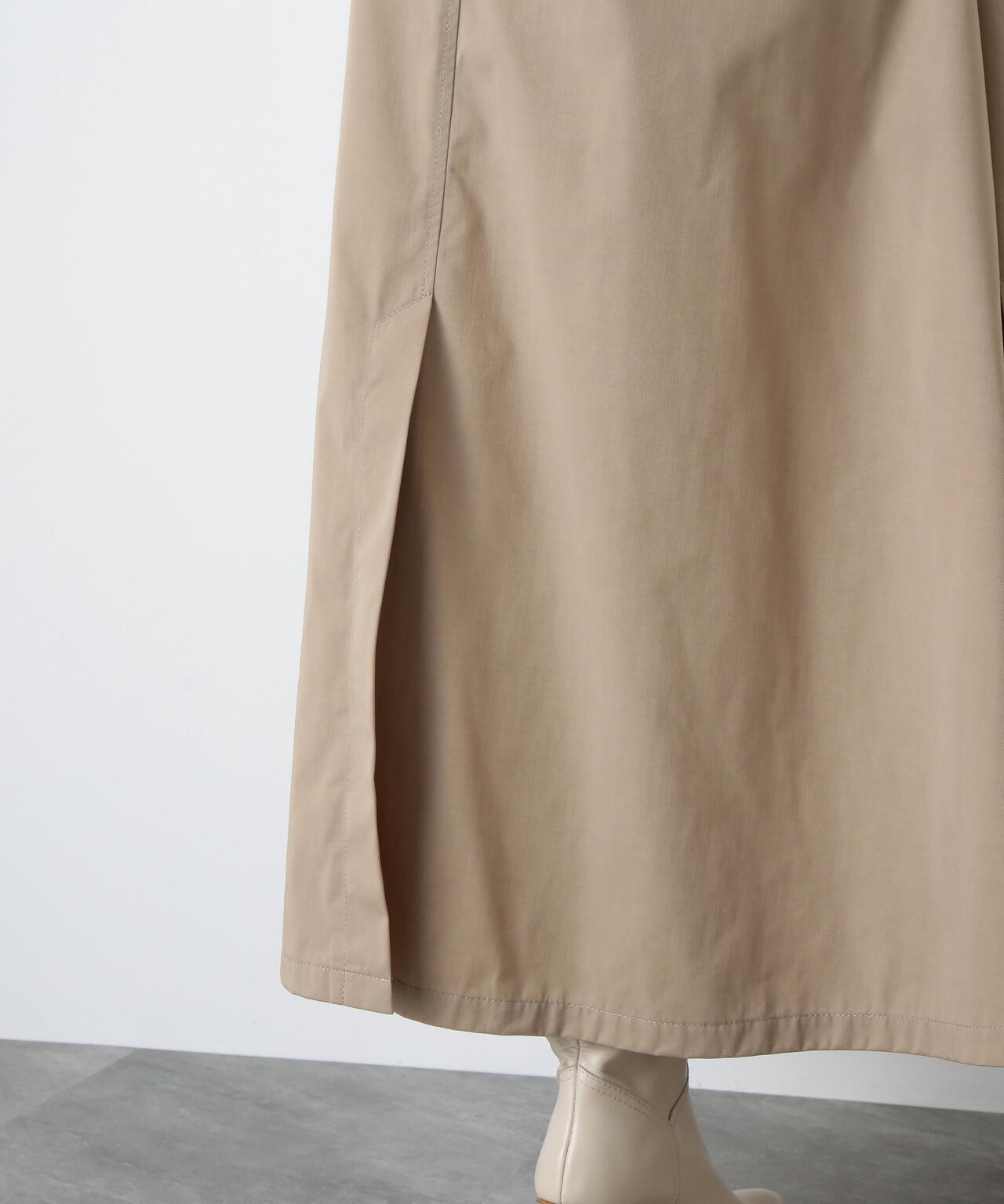 Maxi Flare Chino Skirt