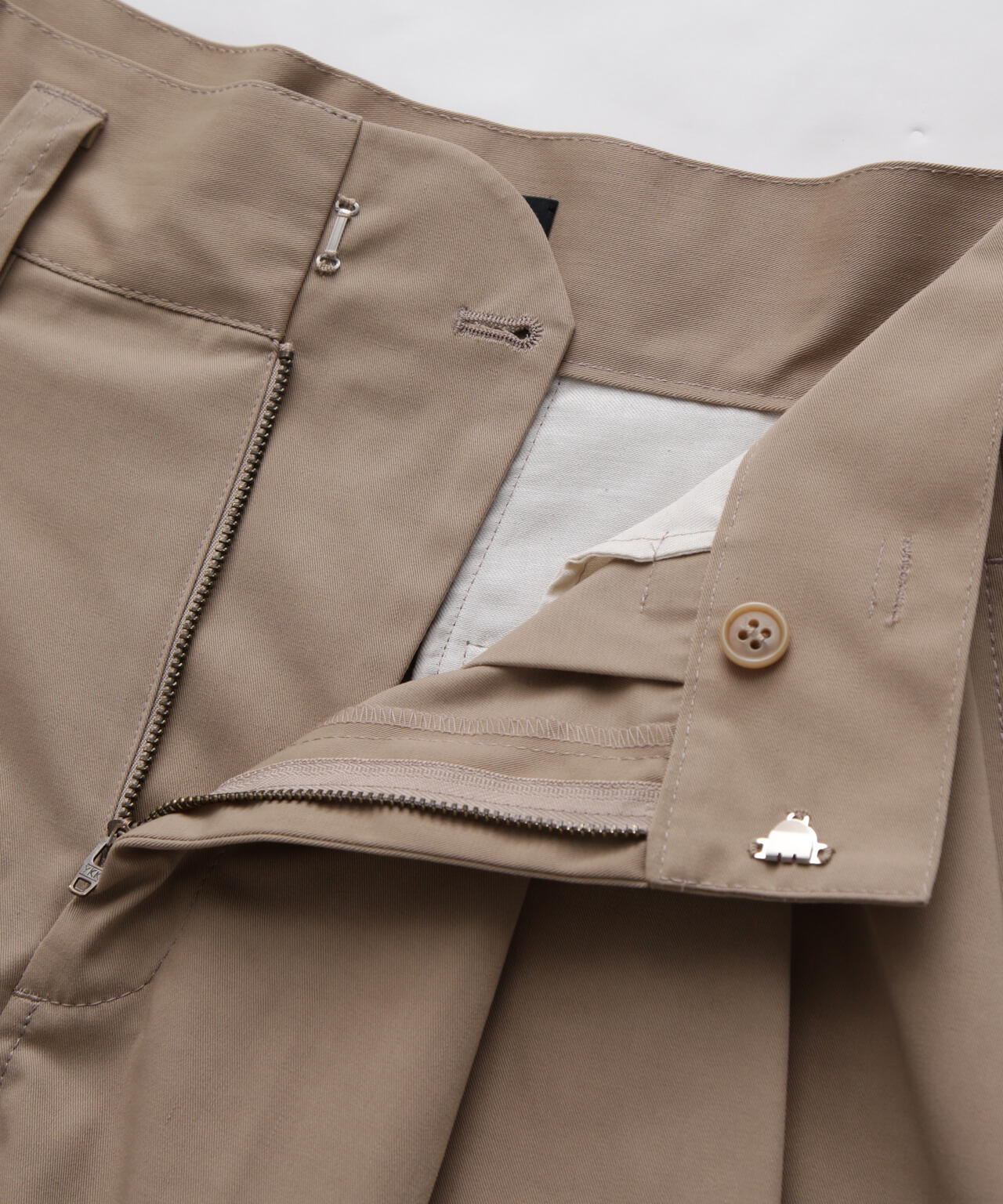 Maxi Flare Chino Skirt