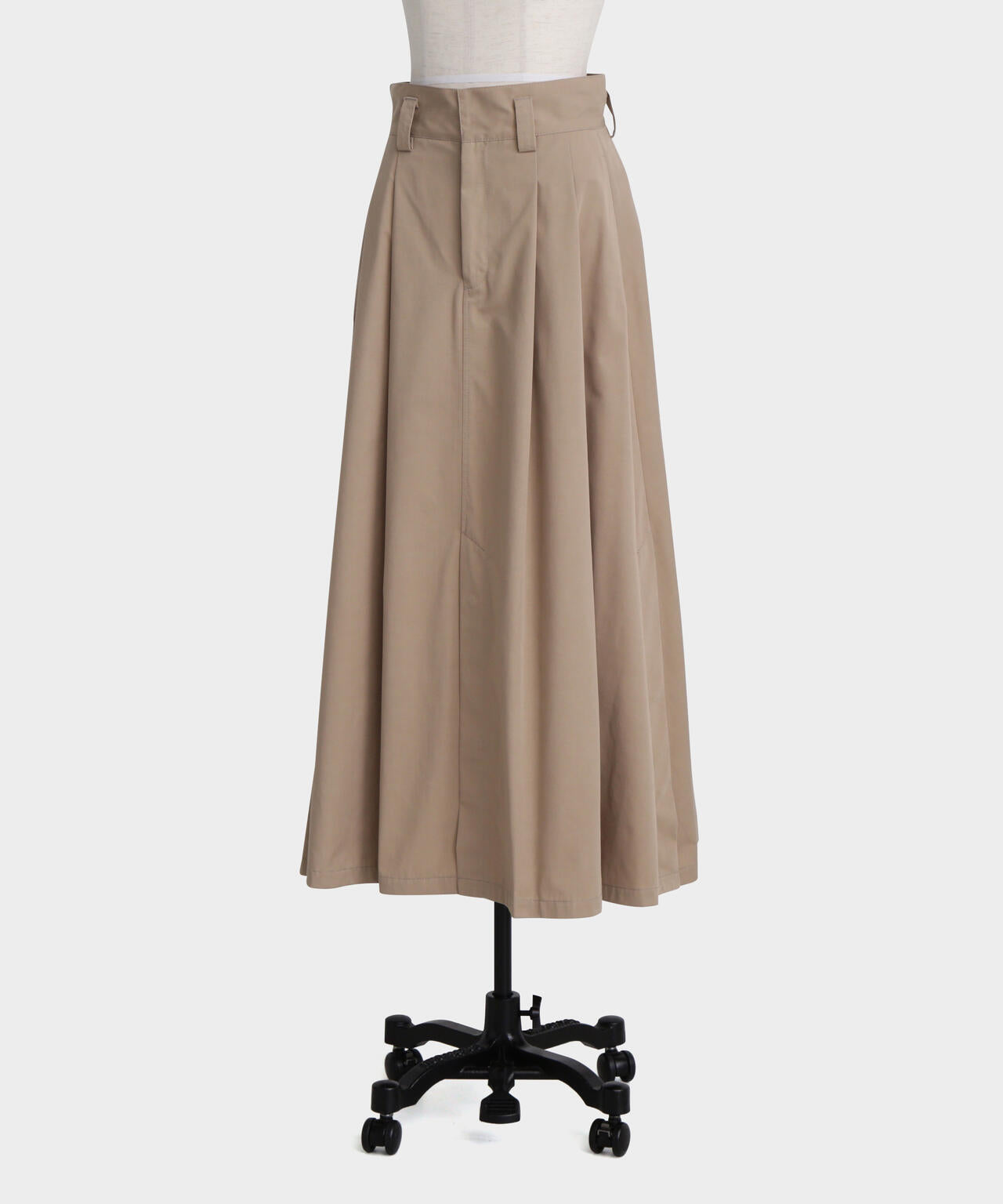 Maxi Flare Chino Skirt
