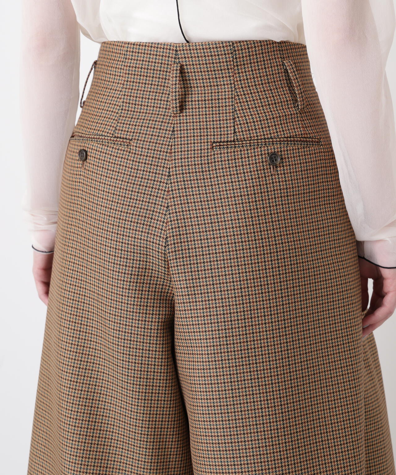 【GISELe 12月号掲載商品】Yarn Dyed Highwaist Pants