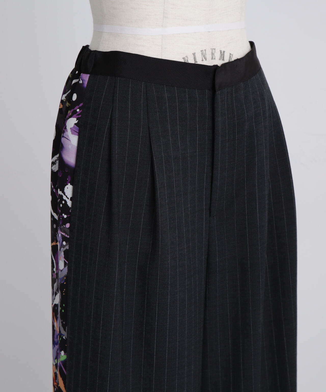 Printed Combination Wide Pants