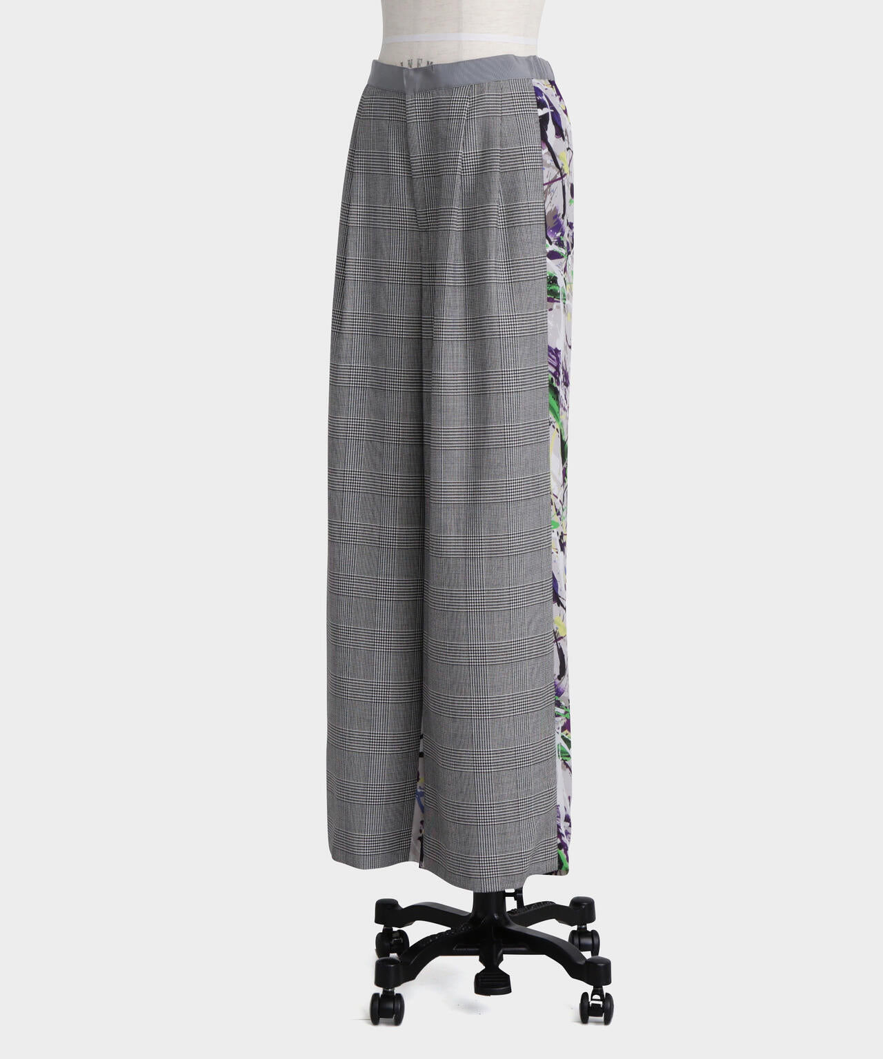 Printed Combination Wide Pants