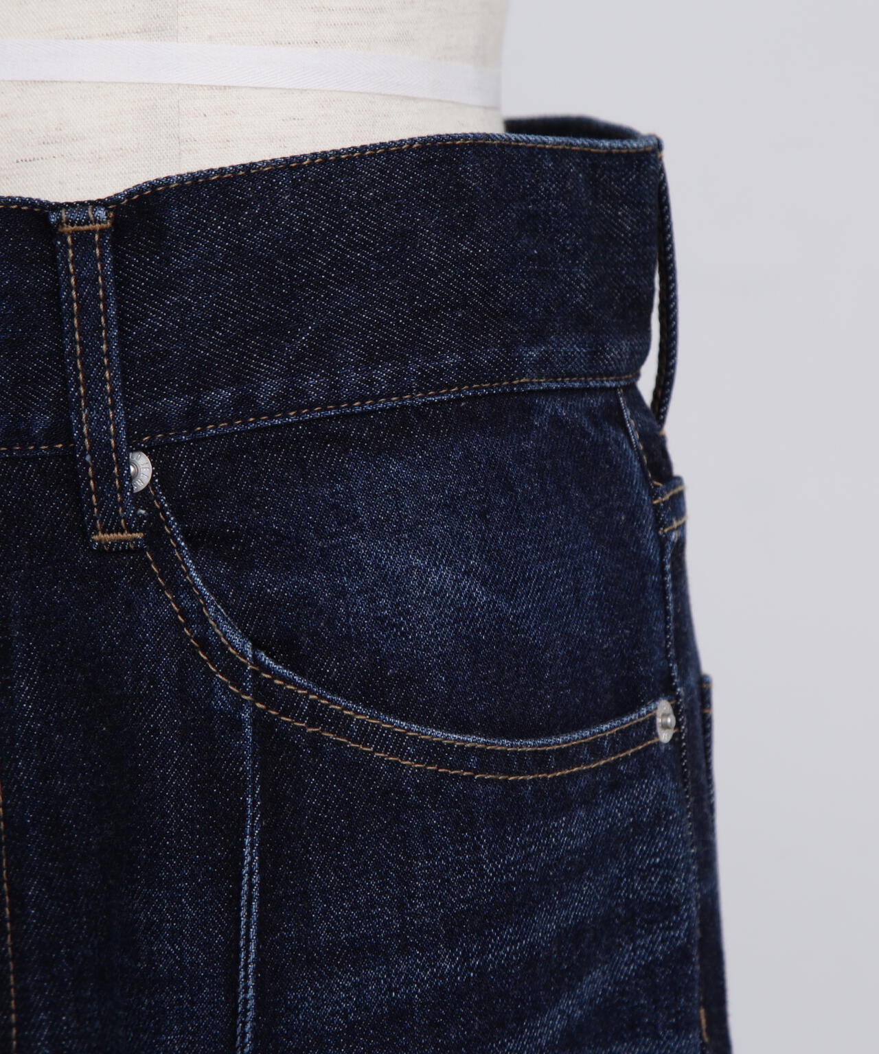 Side Slit Flare Denim