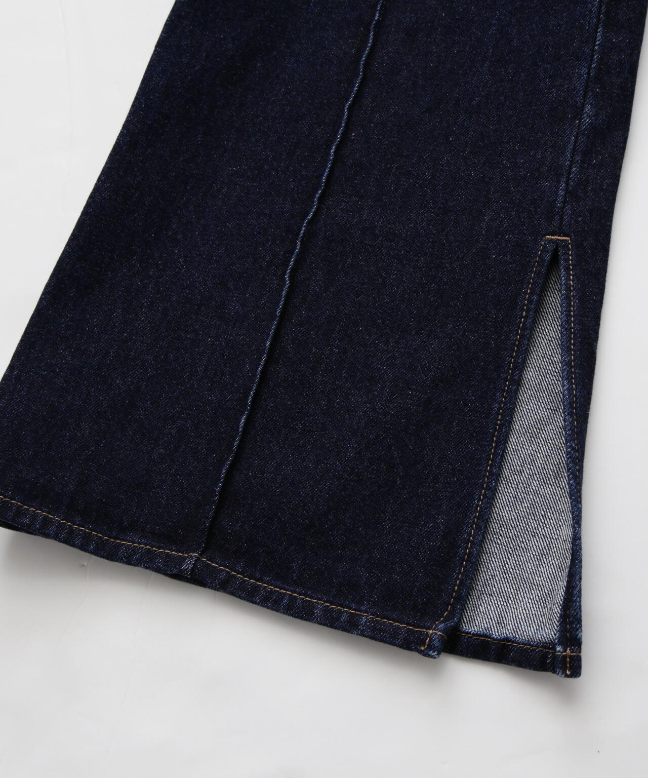 Side Slit Flare Denim