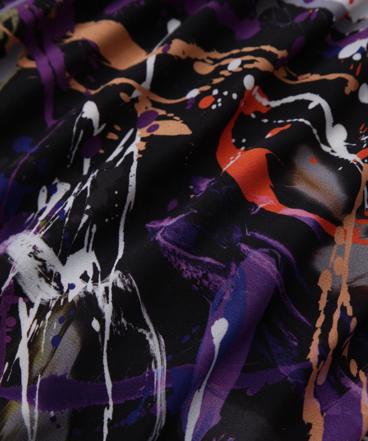 Printed Pleats Dress