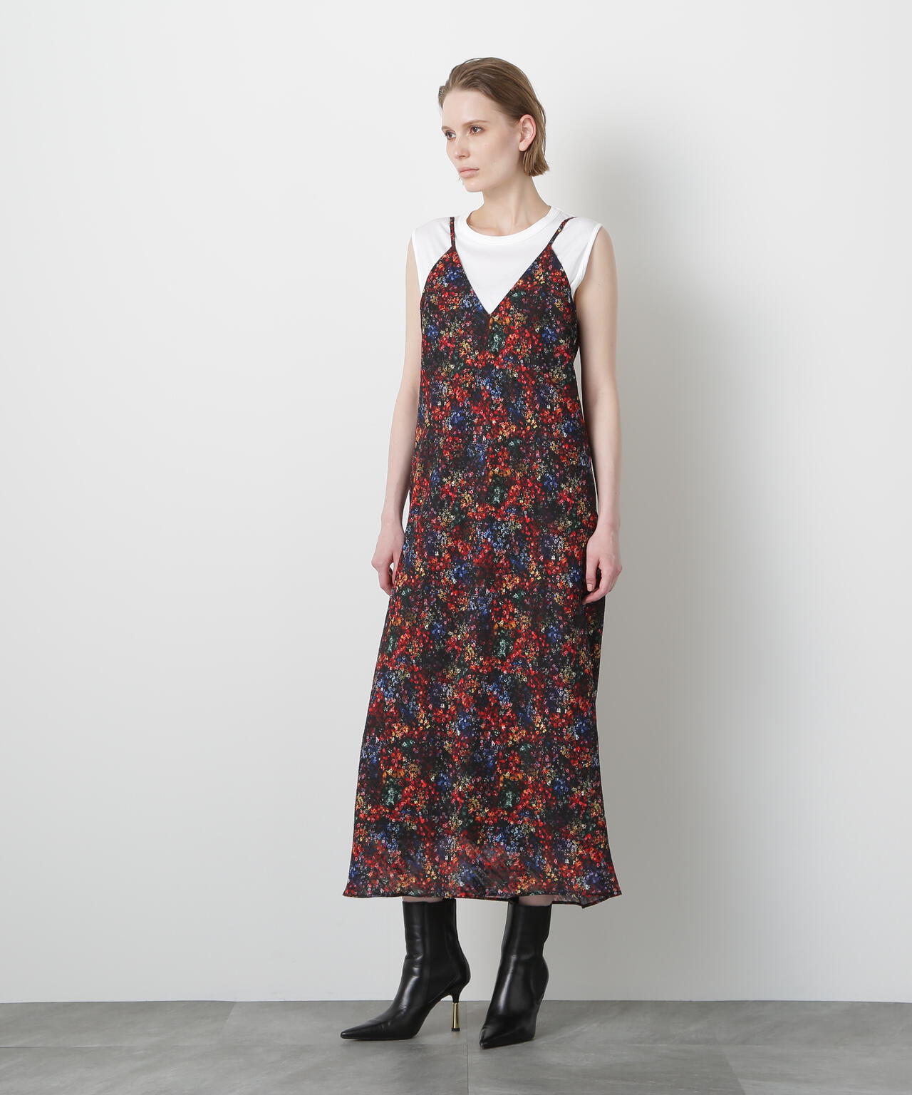 Printed Maxi Camisole Dress