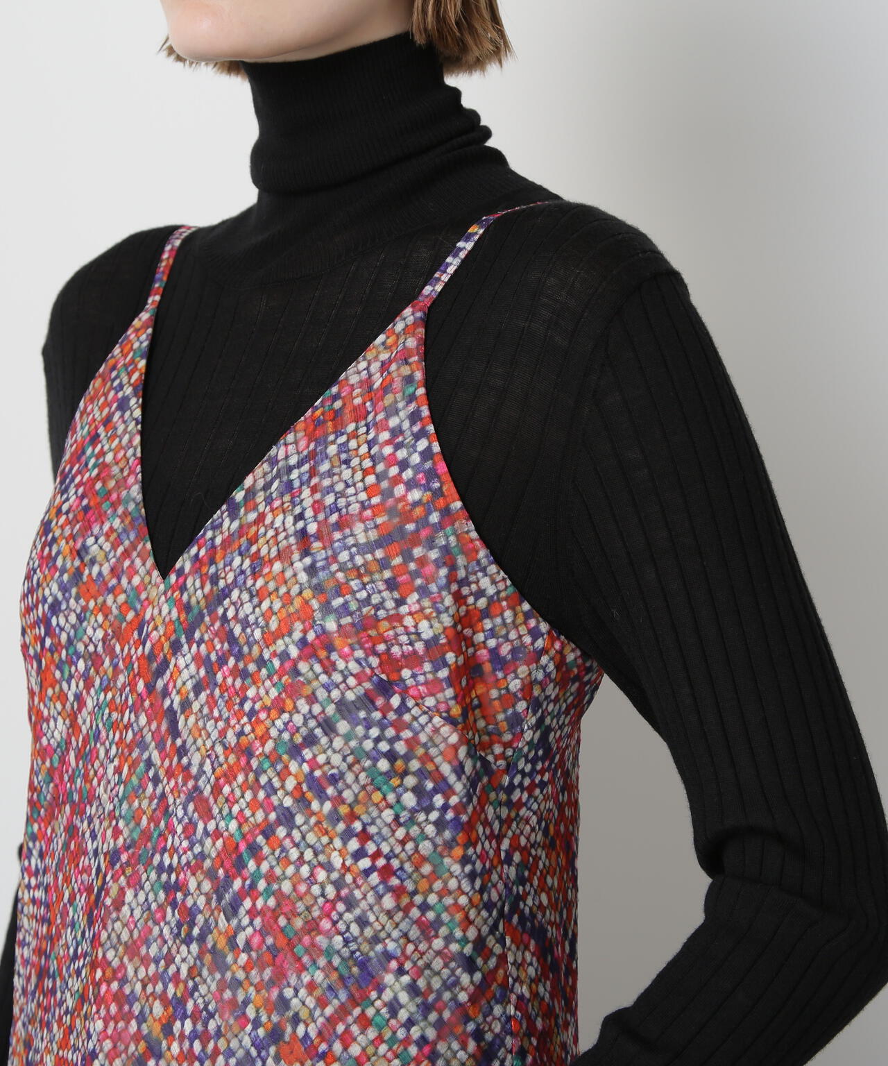 Printed Maxi Camisole Dress