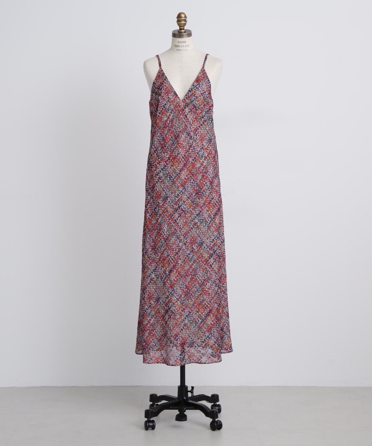Printed Maxi Camisole Dress