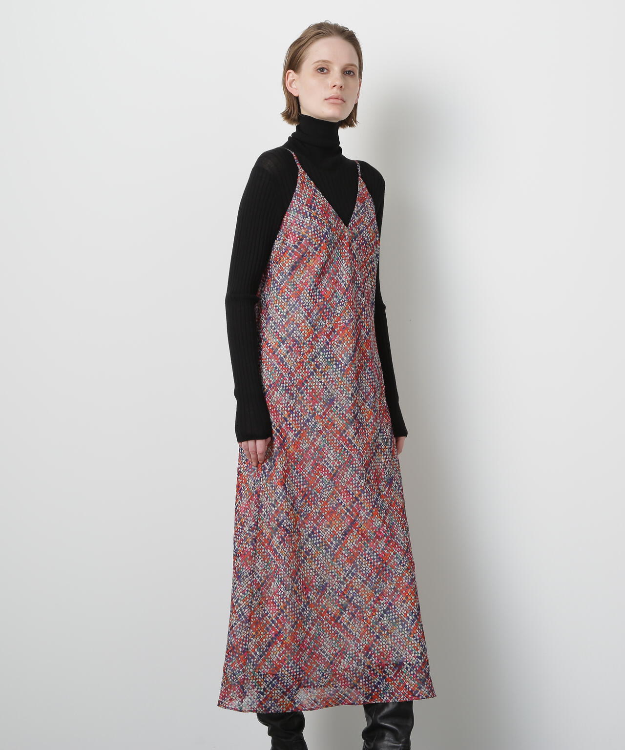 Printed Maxi Camisole Dress