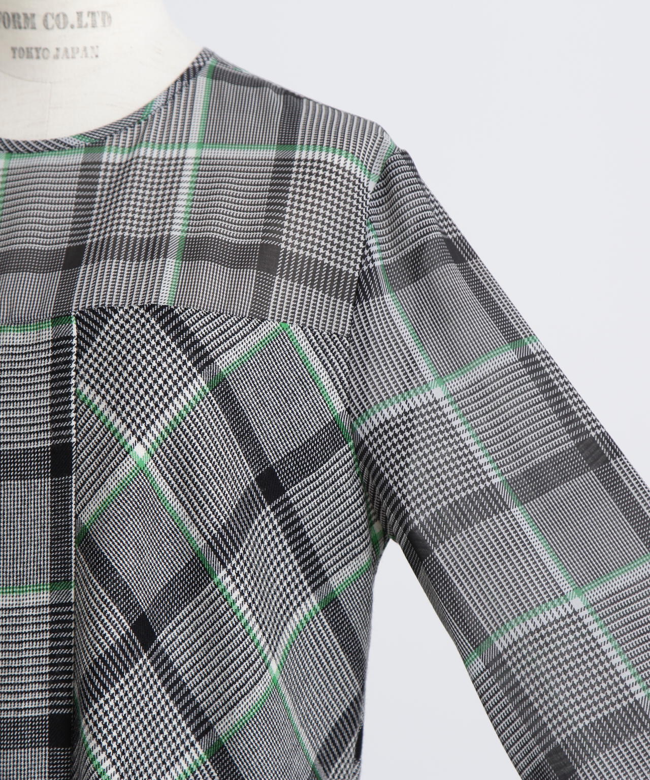 Sheer Combination Pattern Dress