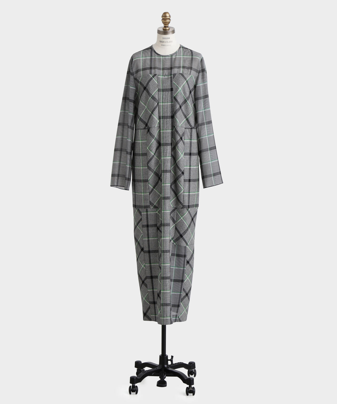 Sheer Combination Pattern Dress