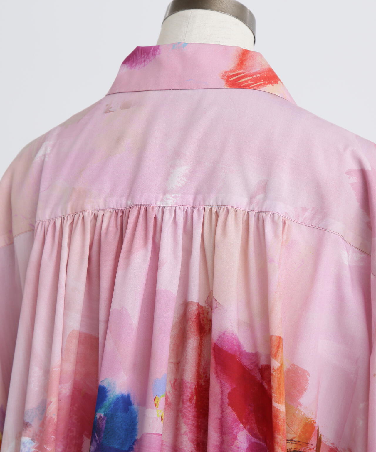 Art Printed Shirt Dress