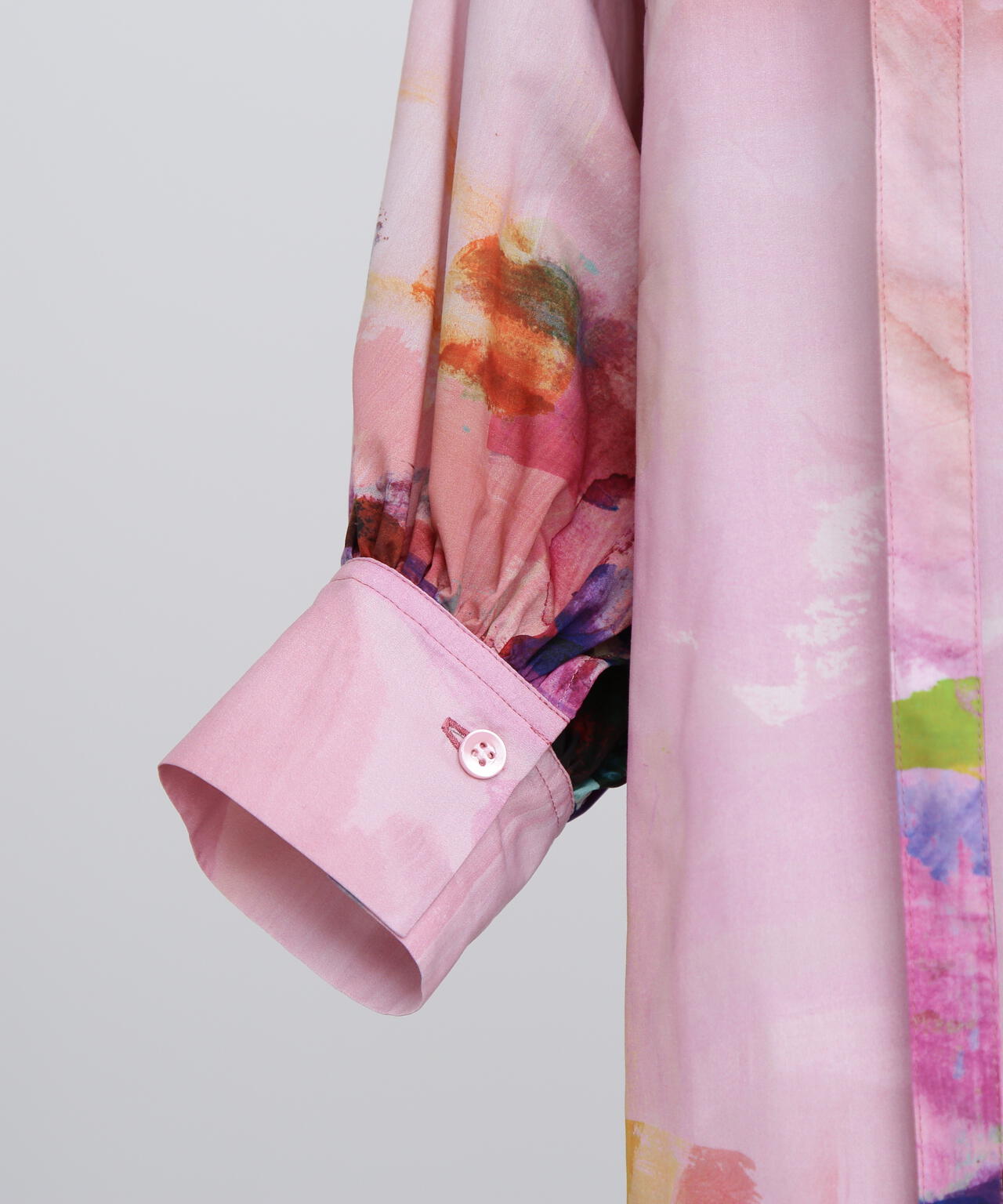 Art Printed Shirt Dress