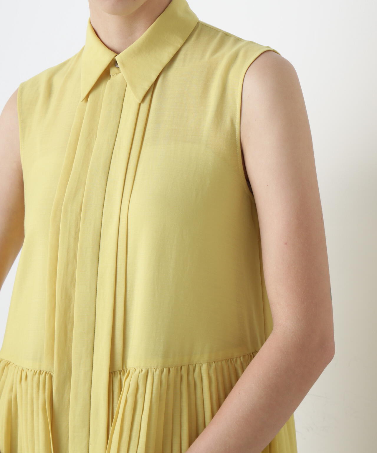 Pleats Combination Dress