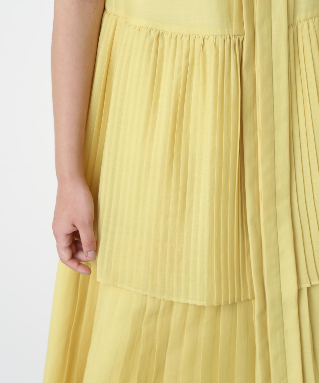 Pleats Combination Dress