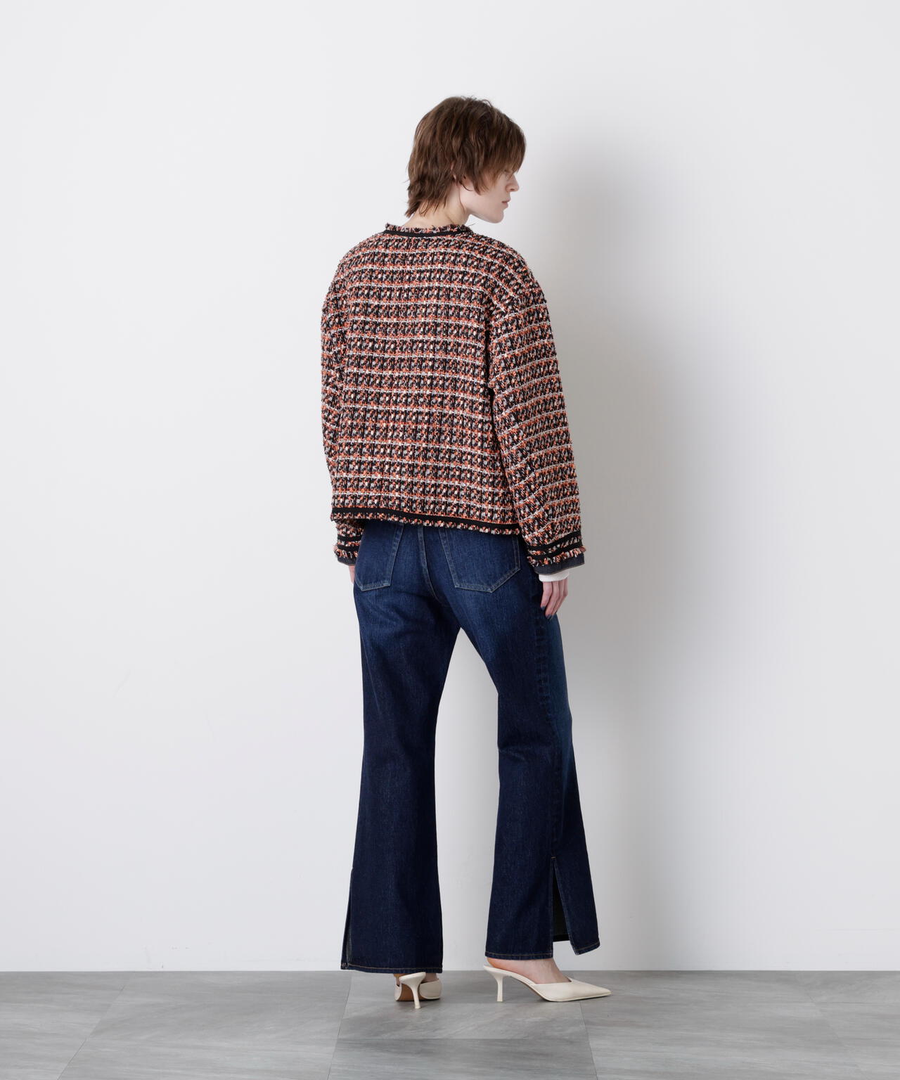 Tweed/Denim Combi JK