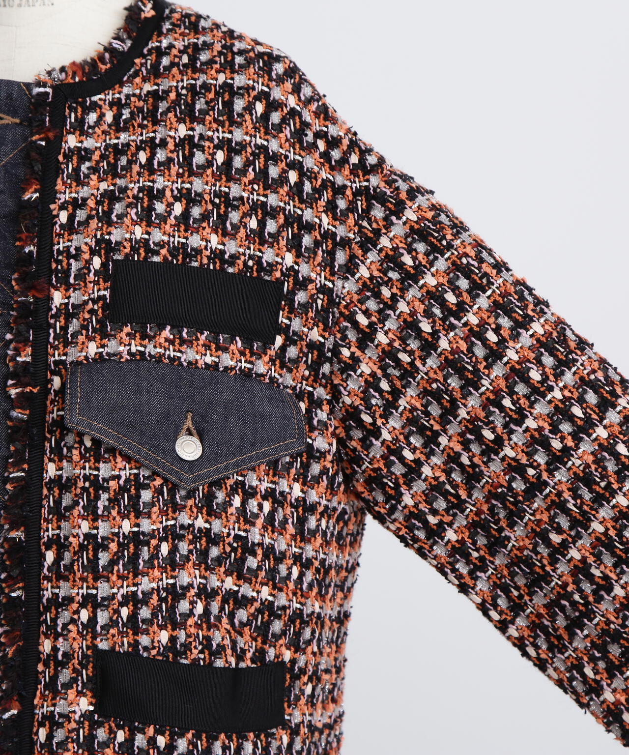 Tweed/Denim Combi JK